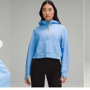 Lunar New Year Scuba Oversized Half-Zip Hoodie